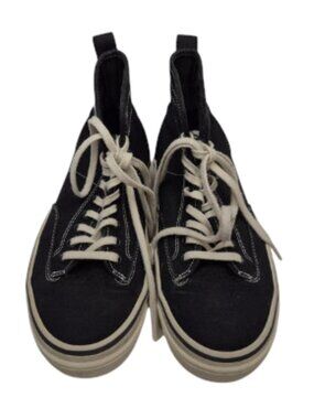 Vans Sentry Black High-Top Sneakers Old School Women's Size 8 Unisex Streetwear